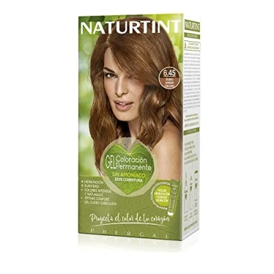 Bild av Naturtint Coloring without ammonia 100% Canas Coverage Vegetable ingredients Natural and durable color 6.45 Dark Amber Blond 170ml.