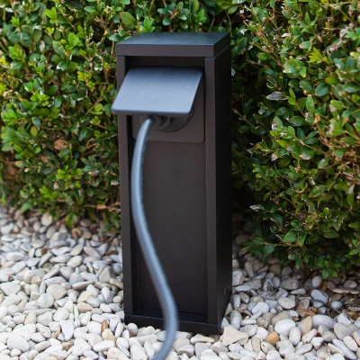 Bild av LUTEC Nätuttag kolumn, 1 anslutning, max. 3.500 W