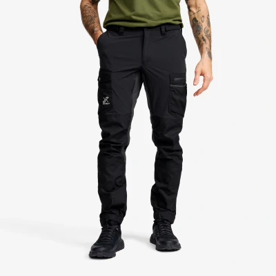 Bild av RevolutionRace Rambler Lightweight Pro Pants Herr, Lättvikts Vandringsbyxor för alla Utomhusaktiviteter, Black, M