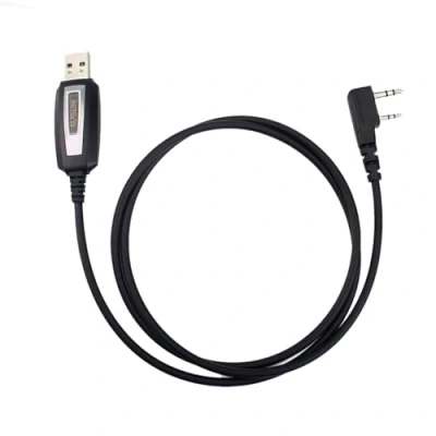 Bild av Retevis Radio, USB programmeringskabel, 2 stifts, kompatibel med Walkie Talkie RT24 RT24V RT668 RT1 RT28 Baofeng UV 5R BF 88E 88S Kenwood, kompatibelt datorsystem WinXP/Win7/Win8/Win10 (1 STK)