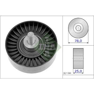 Bild av INA 532 0705 10 Galet Enrouleur PEUGEOT: 206 3/5 portes, 307 607 Berline, CITROËN: Xsara Picasso, Jumpy I Van, C4 portes