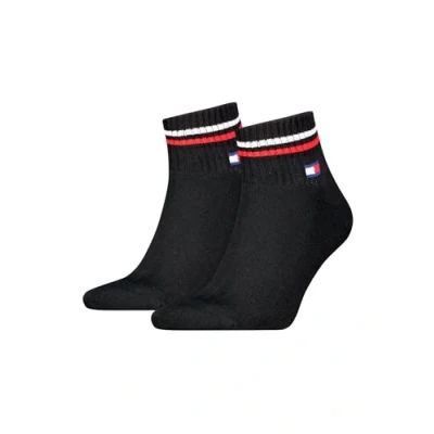 Bild av Tommy Hilfiger TH UNI TJ QUARTER 2P ICONIC, svart, 39 42 EU