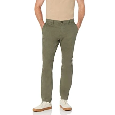 Bild av Amazon Essentials Men&#039;s Lediga stretchiga chinos atletisk passform (finns i Big &amp; Tall), Olivgrön, 31W / 34L