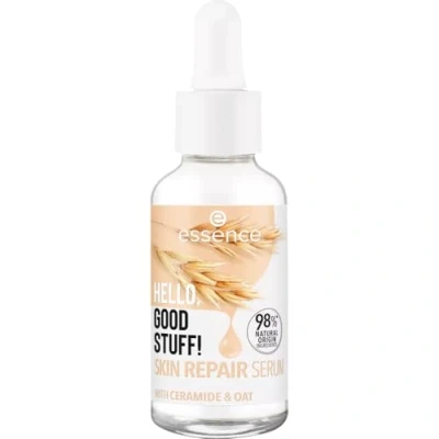 Bild av essence HELLO, GOOD STUFF! SKIN REPAIR SERUM, ansiktsserum, vit, närande, reparerande, genomskinlig, vegansk, oljefri, utan parabener, mikroplastiska partiklar, 1 pack (30 ml)
