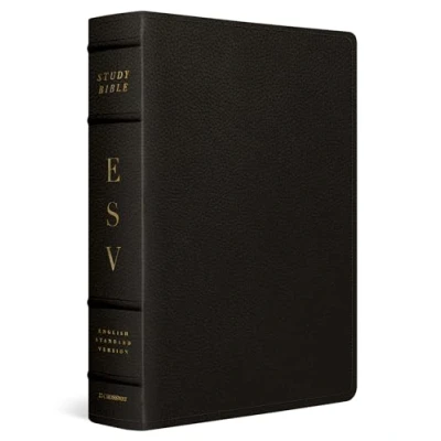 Bild av ESV Study Bible, Large Print: English Standard Version, Deep Brown, Buffalo Leather, Bible