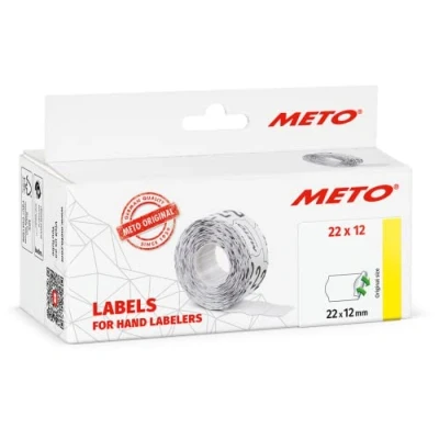 Bild av Meto 9506154 Prislapp, Vit, 17.2 x 7.2 6.8 cm