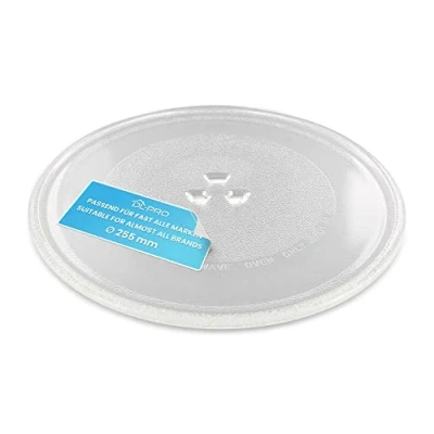 Bild av DL pro Roterande tallrik, skivtallrik, 255 mm diameter, tjockt glas, reservdel, reservdel för mikrovågsugn