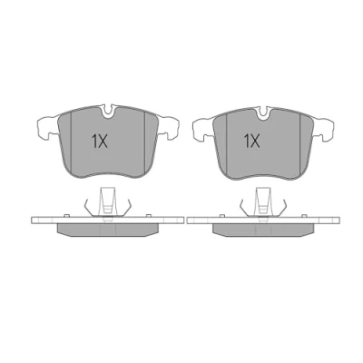 Bild av MEYLE 025 234 0419 Jeu de plaquettes frein ORIGINAL Quality Essieu avant préparé pour indicateur d&#039;usure avec tôle anti bruit SAAB: 9 3 Berline