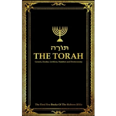 Bild av the Torah in English large print : Five Books of Moses or Pentateuch Hebrew Bible: term &quot;Torah&quot; is used general sense to include both Rabbinic Judaism&#039;s written and oral law,,