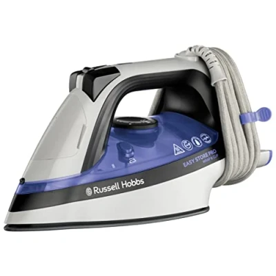 Bild av Russell Hobbs Strykjärn [smart sladdförvaring] (2400W, 180 g extra ångpuff, 320 ml vattentank, non stick keramisk sula, självrengöringsfunktion) 26730 56