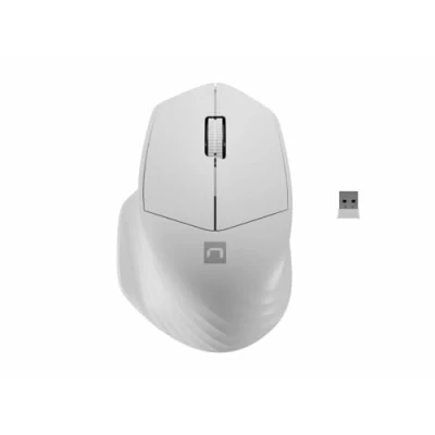Bild av Natec Siskin 2 Mouse 2.4 GHz Bluetooth 5.0 white Optic 3 knappar Vit