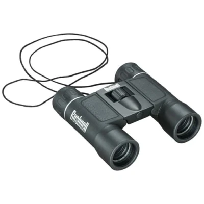 Bild av Bushnell Powerview 8 x 21 svart takprisma Insta Focus justerbar diopter extrem robusthet fågelskådning sightseeing resor kompakt kikare 132514