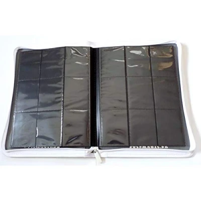Bild av Docsmagic.de Premium Pro Player 9 Pocket Zip Album White 360 Card Binder MTG PKM YGO
