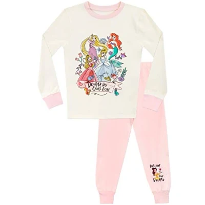 Bild av Disney Flickor Pyjamas Prinsessa Välanpassad Flerfärgad 128