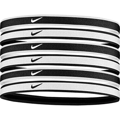 Bild av Nike Performance Sport Headbands 6 PACK Övriga accessoarer, Storlek: One Size, White/black/white
