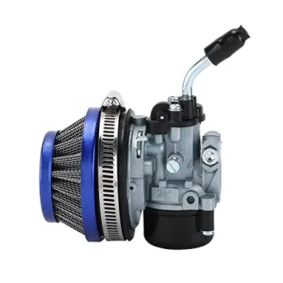 Bild av Kudoo Carb förgasare Luftfilter Montering Racing för 49cc 50cc 60CC 66CC 70cc 80cc 2 takts Motorskoter Motoriserad Cykel