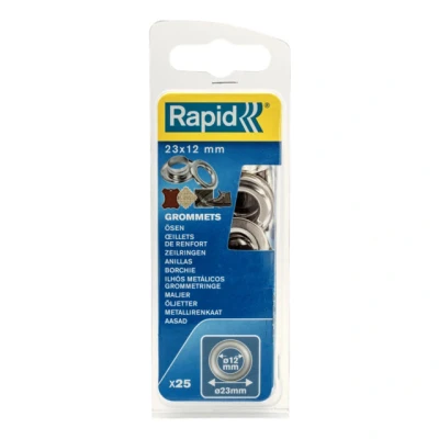 Bild av Rapid Grommets 23x12 Box 25pcs+2 Metal Tools