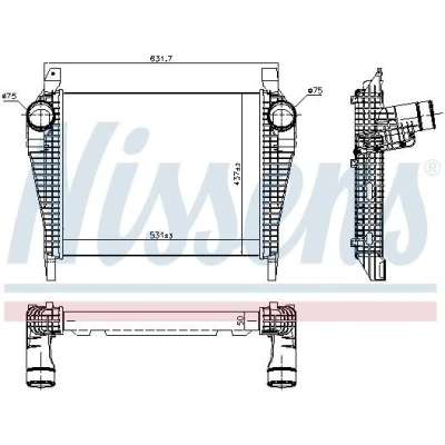 Bild av Laddluftkylare NISSENS 97064