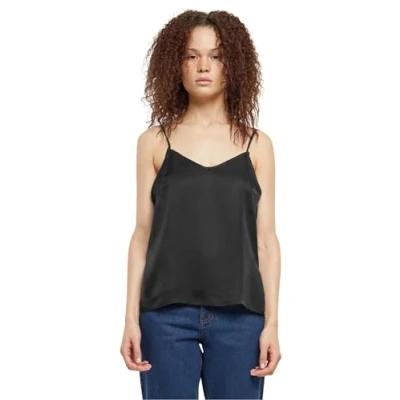 Bild av Urban Classics damer topp viskos satin trosor svart M, svart, M