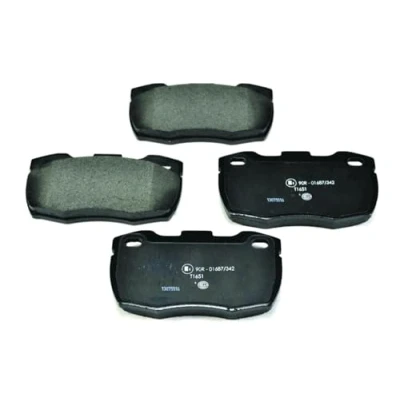 Bild av HELLA 8DB 355 012 871 Jeu de plaquettes frein non préparé pour indicateur d&#039;usure LAND ROVER: Defender SUV, SUV Cabriolet