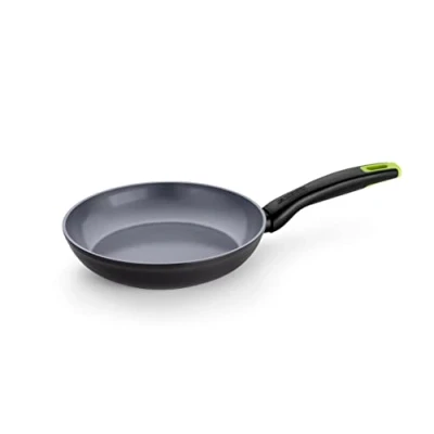 Bild av Monix Eco Natur Stekpanna i återvunnen smidd aluminium, förstärkt non stick keramik, lämplig för alla typer av spishällar och induktion, 24 cm