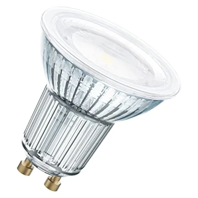 Bild av OSRAM Dimbar PAR16 LED reflektorlampa med GU10 sockel, kall vit (4000 K), glaspot, 8,3 W, ersättning för 80 W reflektorlampa, SUPERSTAR