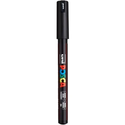 Bild av uni Ball POSCA PC 1MR Ultra Fine Bullet Tip Marker Svart