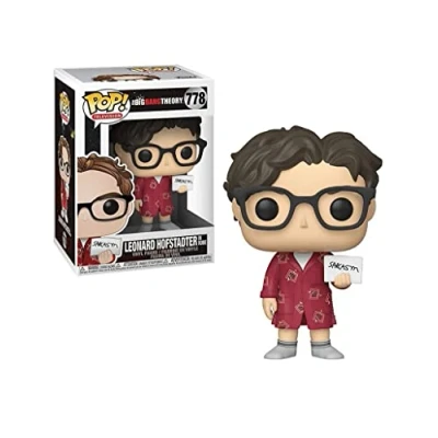 Bild av Funko POP! TV: Big Bang Theory Leonard Hofstadter Samlarobjekt vinylfigur Presentidé Officiella varor Leksaker för barn och vuxna TV fans modellfigur samlare display