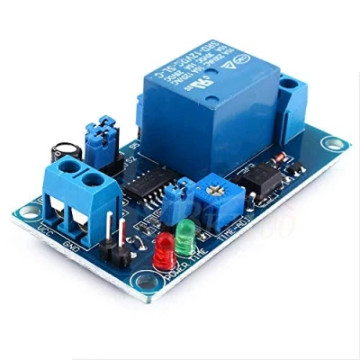 Bild av Tidsfördröjningsrelämodul för DC 12V fördröjning på/av kopplingsmodul med timer