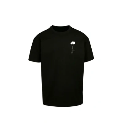 Bild av Merchcode LOVE IN THE AIR Heavy Oversize Tshirt med print, Storlek: Small, Black