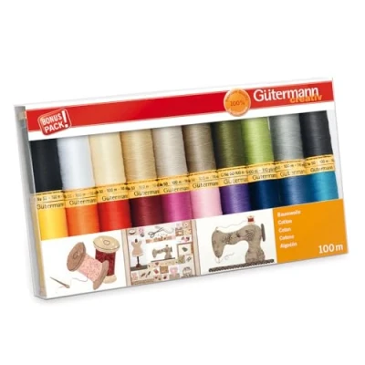 Bild av Cotton Set [20 rullar à 100 meter] Gütermann Creativ