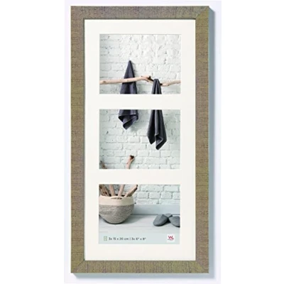 Bild av walther design tavelram beige 3X 15x20 cm Galleri med passepartout, Hem träram HO352C