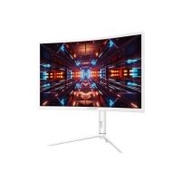 Bild av LC Power M27 QHD 240 C K LCD skärm böjd 27 2560 x 1440 @ Hz VA 1000 cd/m² 2500:1 DisplayHDR 1 ms 2xHDMI, DisplayPort, USB vit