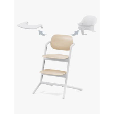 Bild av Cybex Lemo 3 in 1 Matstol Inkl. Babyset Och Bricka, Sand White