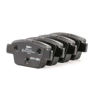 Bild av VALEO 301633 Jeu de plaquettes frein FIRST Essieu arrière contact signal d&#039;usure exclu avec tôle anti bruit FIAT: Stilo Multi Wagon, BRAVO 2