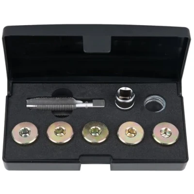 Bild av KS Tools 150.4930 Oljeavtappningspluggar gängareparationssats, 12 delars M17 x 1,5