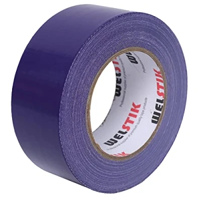 Bild av WELSTIK Professionell kvalitet, självhäftande tejp, färgglad för reparation, gör det själv hantverk, inomhus och utomhusbruk, 50 mm x 41 m, 7,5 tjock, lila