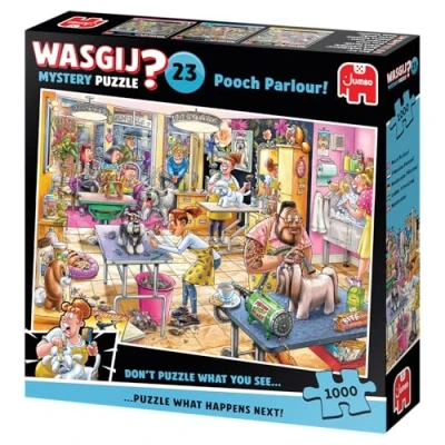 Bild av Wasgij Mystery Puzzle 23 Pooch Parlour! (1000)