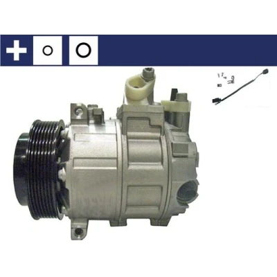 Bild av MAHLE ORIGINAL ACP 89 000S Compresseur de Climatisation 7SEU17/DCS17 12 PAG 46 R 134a avec bague d&#039;étanchéité jeu câbles