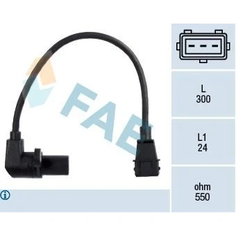 Bild av Impulsgivare, vevaxel, daewoo lanos, lanos sedan, nubira, nubira wagon, 8200085799, 96183235