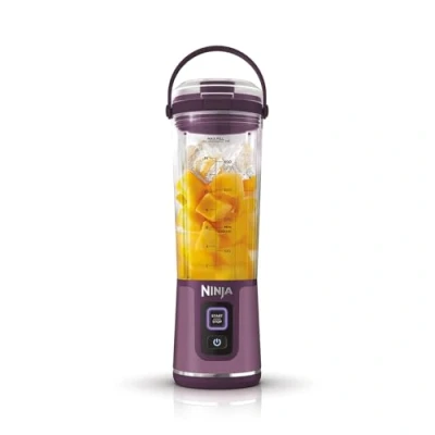 Bild av Ninja Blast bärbar mixer, 530 ml, läckagesäkert lock &amp; sippip, kraftfull sladdlös minimixer, uppladdningsbar, smoothies, proteinshakes, blandar is frusen frukt, Lila, BC151EUPR