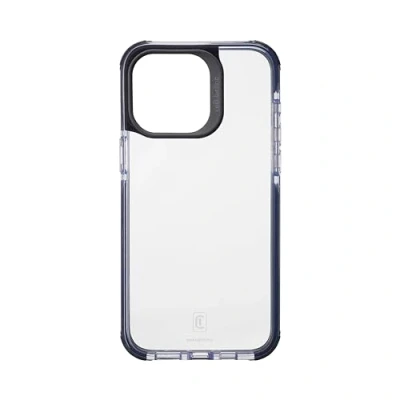 Bild av cellularline Tetra Force Strong Guard iPhone 15 Pro Max Flexibelt Skyddsfodral, Anti Shock med integrerad antibakteriell teknik Transparent