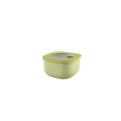 Bild av Guzzini Kitchen Active Design, STORE&amp;MORE BIO, Låg Lufttät Behållare för Kyl/Frys/Mikrovågsugn (S) Grön avokado, 12,2 x h6,8 cm 450cc 170719253