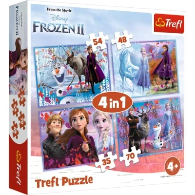 Bild av Trefl Disney Pussel Frozen 2 4 in 1