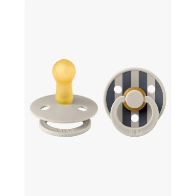 Bild av BIBS Studio Colour Block Napp 2 Pack Latex Stl 2, Sand Mix
