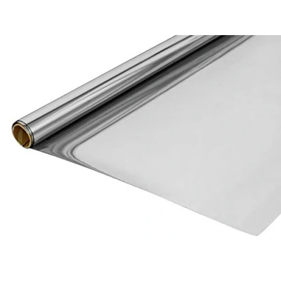 Bild av GARDINIA Statisk spegelfilm, Insyns och solskydd, UV skydd, ogenomskinlig, 100% PVC, 90 x 200 cm, Silver