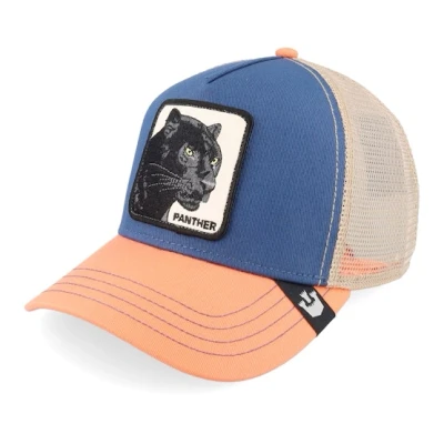 Bild av Goorin Bros The Farm original säsongsbetonad snapback truckerkeps för män och kvinnor, (Panther), blå, en storlek, one size