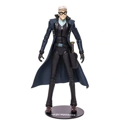 Bild av McFarlane Toys, 18 tums Critical Role Vox Machina Percy actionfigur med 22 rörliga delar, samlarobjekt kritisk rollfigur samlarstativ bas åldrar 14+