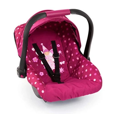 Bild av Bayer Design 67967AA Deluxe Car Seat dockbilstol, bilbarnstol docka, docktillbehör, vinrött, älva