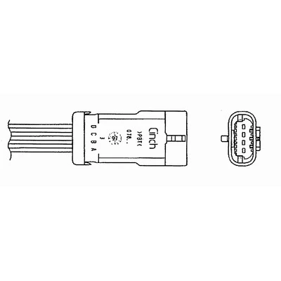 Bild av NGK 0020 Sonde lambda chauffé 4 RENAULT: CLIO 3, Modus / Grand